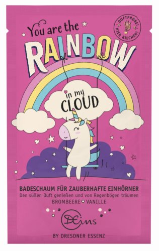 Dresdner Essenz - You are the Rainbow in my Cloud - Badeschaum für Zauberhafte Einhörner- Pianka do kąpieli - 60 g