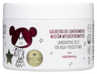 HISKIN - CRAZY HAIR - Laminating Jelly for High Porosity Hair - Galaretka do laminowania włosów wysokoporowatych - Malinowa - 300 ml