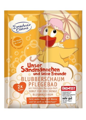 Dresdner Essenz - Unser Sandmännchen Und Seine Freunde - Foaming Bath Salt - Pieniąca sól do kąpieli dla dzieci - 2 x 30 g
