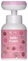 HISKIN - KIDS - Bath Foam - Pianka do mycia rąk z dozownikiem tworzącym kwiatek - Malinowa - 300 ml