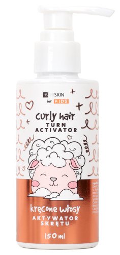 HISKIN - Curly Hair Turn Activator - Aktywator skrętu do włosów kręconych dla dzieci - 150 ml