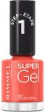 RIMMEL - SUPER GEL - Gel Nail Polish - 12 ml - 047 - SPICED CORAL - 047 - SPICED CORAL