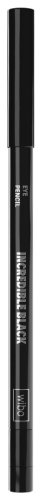 WIBO - Incredible Black Matte and Lasting Eyeliner - Eye Pencil with Sharpener