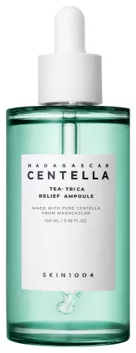 Сыворотка для лица Skin1004 Madagascar Centella Tea-Trica Relief Ampoule, успокаивающая, для кожи склонной к акне, 100 мл — фото 2