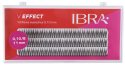 Ibra - V EFFECT - 10 FLARES EYELASH 0,10 mm / B - 120 pcs - 11 mm - 11 mm