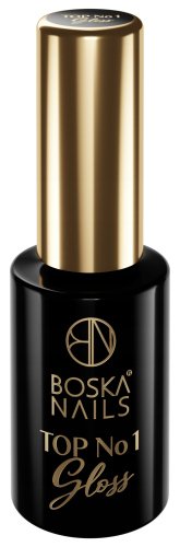 Boska Nails - Top No.1 Glossy - Błyszczący top hybrydowy do paznokci - 10 ml