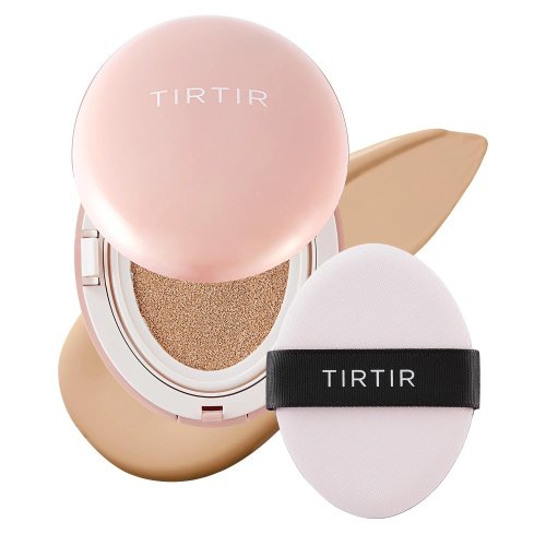 TIRTIR - Mask Fit All-Cover Cushion - Matujący podkład pielęgnujący w poduszce - SPF50+ PA+++ - 18 g - 24N Latte 