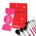 Ibra - Christmas Set - Gift Set 5 - Contour Kit for Face Contouring + Set of 8 Candy Brushes