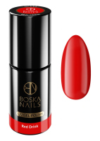 Boska Nails - Divine - UV Gel Polish - Hybrid Nail Polish - 6 ml - 332 Red Drink - 332 Red Drink