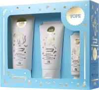 YOPE - Zimowy Poranek - Zestaw prezentowy - Ochronny krem do rąk 50 ml + Balsam do ciała 150 ml + Żel pod prysznic 200 ml 