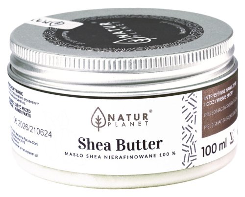 NATUR PLANET - Shea Butter - 100% nierafinowane masło shea - 100 ml