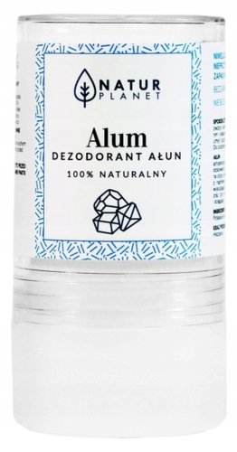NATUR PLANET - Alum - 100% Natural Deodorant - 125 g