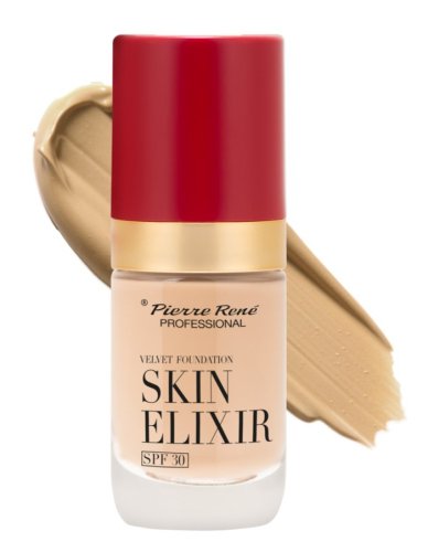 Pierre René - Skin Elixir - Velvet Foundation - Podkład do twarzy - SPF30 - 25 ml - 02 Natural Nude 