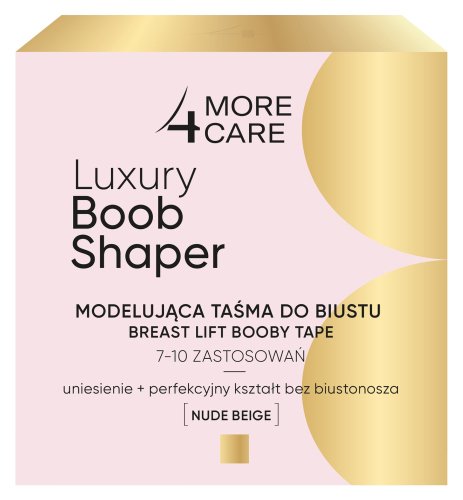 More4Care - Luxury Boob Shaper - Breast Lift Booby Tape - Nude Beige