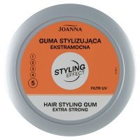 Joanna - Styling Effect - Hair Styling Gum - Ekstramocna guma stylizująca do włosów - 5 Extra Strong - 100 g