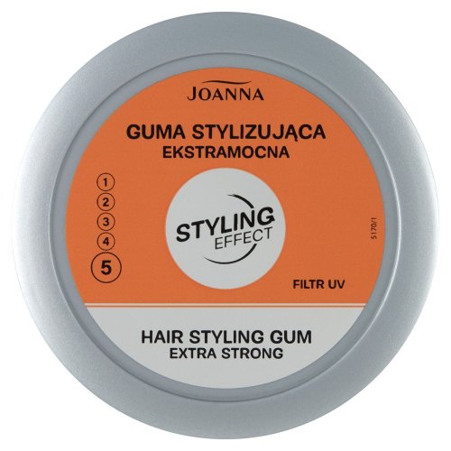 Joanna - Styling Effect - Hair Styling Gum - 5 Extra Strong - 100 g