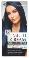 Joanna - Multi Cream Metallic Color - Trwała farba do włosów - 42.5 Granatowa Czerń