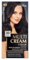 Joanna - Multi Cream Color - Trwała farba do włosów - 40 Cynamonowy Brąz