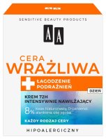 AA - Sensitive skin - Intensively moisturizing face cream 72H - 50 ml