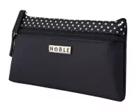 NOBLE - Mała kosmetyczka damska - Organizer do torebki - BLACK - BL003