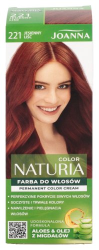 Joanna - Color Naturia - Permanent Color Cream - Hair Dye - 221 Autumn Leaf