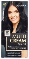 Joanna - Multi Cream Color - Trwała farba do włosów - 41 Czekoladowy Brąz
