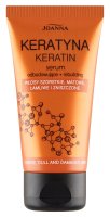 Joanna - Keratyna - Keratin Serum - Odbudowujące serum do włosów szorstkich, matowych, łamliwych i zniszczonych - 50 g