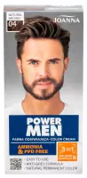 Joanna - Power Men - Color Cream - Hair, Beard and Mustache Color for Men - 04 Natural Brown