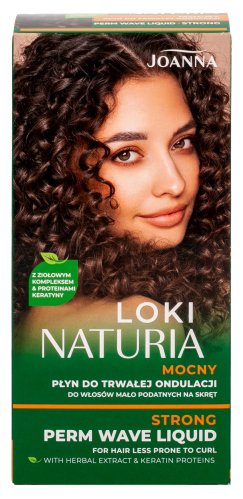 Joanna - Loki Naturia - Strong Perm Wave Liquid - Mocny płyn do trwałej ondulacji - 75 ml