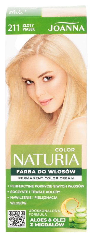 Crème éclaircissante Joanna Naturia Pour Cheveux Blonds - Tous Types De Cheveux - Fabriqué En Pologne
