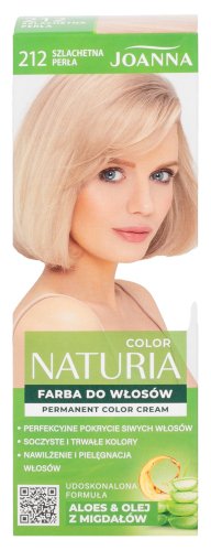 Joanna - Color Naturia - Permanent Color Cream - Farba do włosów - 212 Szlachetna Perła