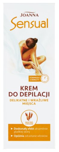 Joanna - Sensual - Depilatory Cream for Delicate and Sensitive Areas - 100 g