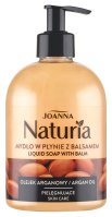 Joanna - Naturia - Liquid Soap with Balm - Mydło w płynie z balsamem - Olejek arganowy - 500 ml
