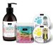 LaQ - Balloon Gum - Gift Set for Children - Hand and Body Wash Gel 300 ml + Washing Foam 3 Colors 100 g + Yellow Foam 20 g + Blue Foam 20 g