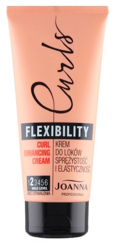 Joanna Professional - Curls Flexibility - Curl Enchancing Cream - Krem do loków - 2 Hold Level - 200 g