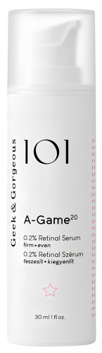 Geek & Gorgeous - 101 - A-Game 20 - Przeciwzmarszczkowe serum z retinalem 0,2% i ektoiną - 30 ml