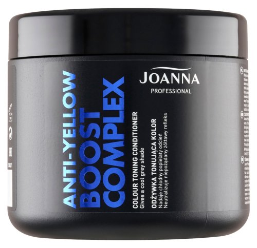 Joanna Professional - Anti-Yellow Boost Complex - Colour Toning Conditioner - Odżywka do włosów tonująca kolor popielaty - 500 g