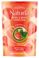 Joanna - Naturia - Liquid Soap - Refreshing - Strawberry - Refill - 300 ml