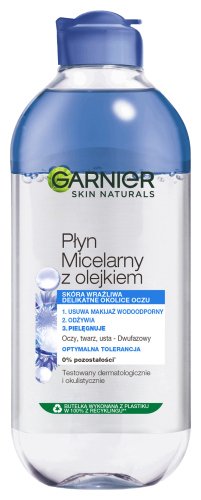 GARNIER - Skin Naturals - Two-phase Micellar Water - Sensitive Skin - 400 ml