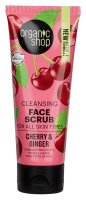 ORGANIC SHOP - CLEANSING FACE SCRUB - Ginger and Cherry - 75 ml