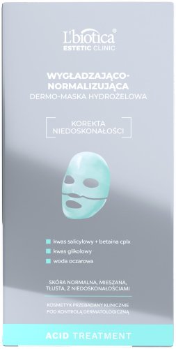 L'biotica - ESTETIC CLINIC - Acid Treatment - Smoothing and Normalizing Hydrogel Dermo Mask - 1 pc.