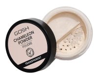 GOSH - CHAMELEON POWDER - Sypki puder do twarzy - 001 TRANSPARENT - 8 g
