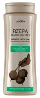 Joanna - Black Radish Shampoo - Strengthening Shampoo for Oily Hair Prone to Loss - 400 ml