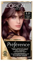 L'Oréal - Préférence - Permanent Haircolor - 5.21 COOL IRIDESCENT LIGHT BROWN - Farba do włosów - Trwała koloryzacja - Zimny Opalizujący Jasny Brąz