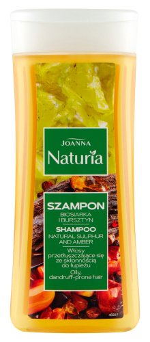 Joanna - Naturia - Natural Sulphur and Amber Shampoo - Shampoo for Oily Hair and Dandruff - 200 ml