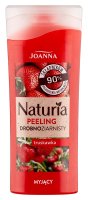 Joanna - Naturia - Drobnoziarnisty peeling myjący do ciała - Truskawka - 100 g