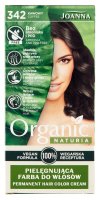 Joanna - Organic Naturia - Permanent Hair Color Cream - Pielęgnująca farba do włosów - Wegańska - 342 Kawowy