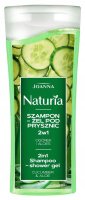 Joanna - Naturia - Cucumber & Aloe Shampoo-Shower Gel - Szampon-żel pod prysznic - Ogórek i Aloes - 100 ml