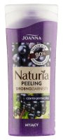 Joanna - Naturia - Drobnoziarnisty peeling myjący do ciała - Czarna porzeczka - 100 g