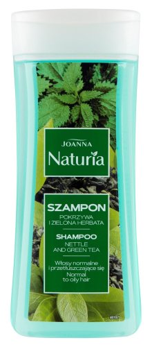 Joanna - Naturia - Nettle and Green Tea Shampoo - Szampon do włosów normalnych i przetłuszczających się - Pokrzywa i Zielona Herbata - 200 ml